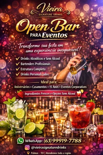 OPEN BAR PARA EVENTOS