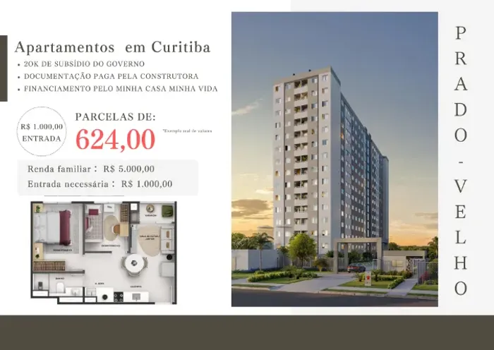 APARTAMENTOS EM CONSTRUÇÃO - CURITIBA E REGIÃO