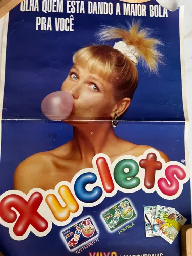 Pôster da Xuxa Xuclets da época ler descrição