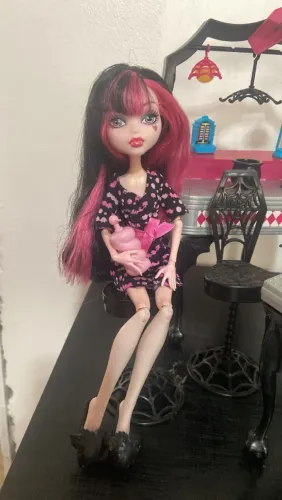 Monster high draculaura powder room