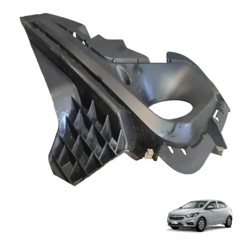 Moldura Farol Milha Neblina Direita Onix Turbo 2020 A 2025 Preto Direito