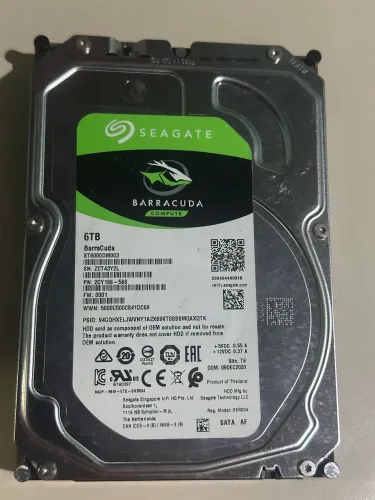 HD Seagate Barracuda 6TB