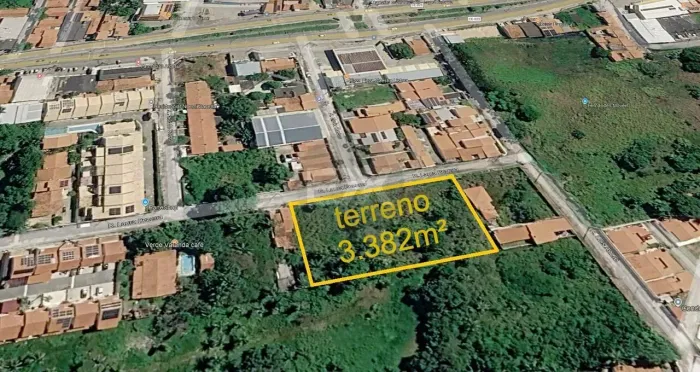 Terreno à venda a uma quadra da Av Maestro Lisboa, 3382 m² por R$ 1.200.000 - Lagoa Redond