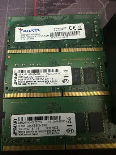 Memória RAM 8 GB DDR4 notebook