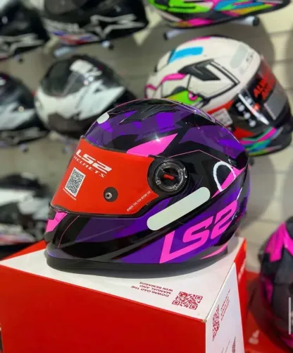 Vendo LS2 Tank roxo, capacete