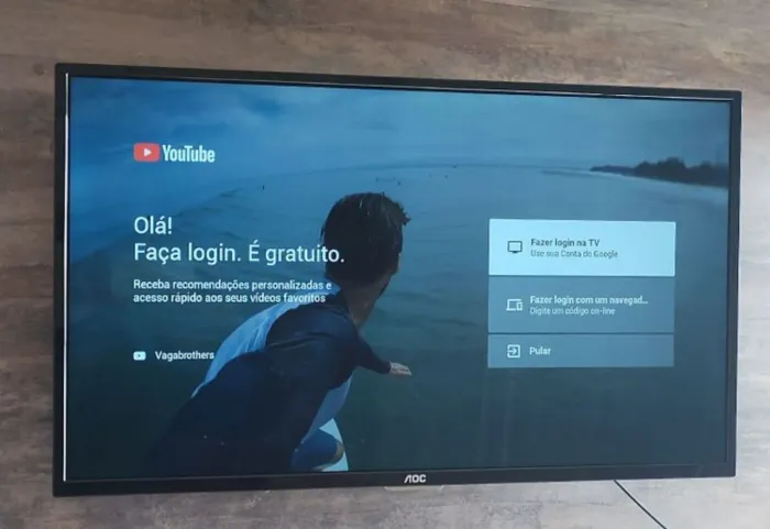 Smart TV AOC 32" LED HD - Wi-Fi, Netflix, YouTube e Globoplay