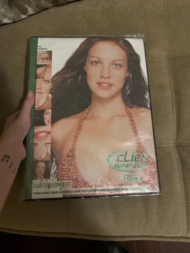 Fichário raro e antigo click super star tilibra Luana Piovani