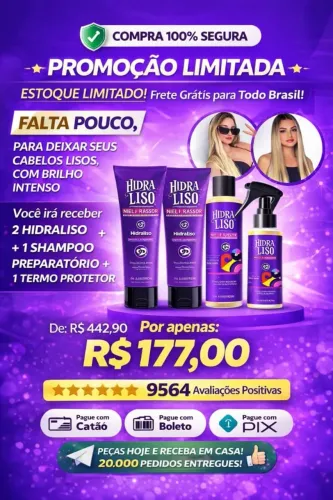 Tratamento para Cabelos | Liso Intenso PROMOÇÃO! 