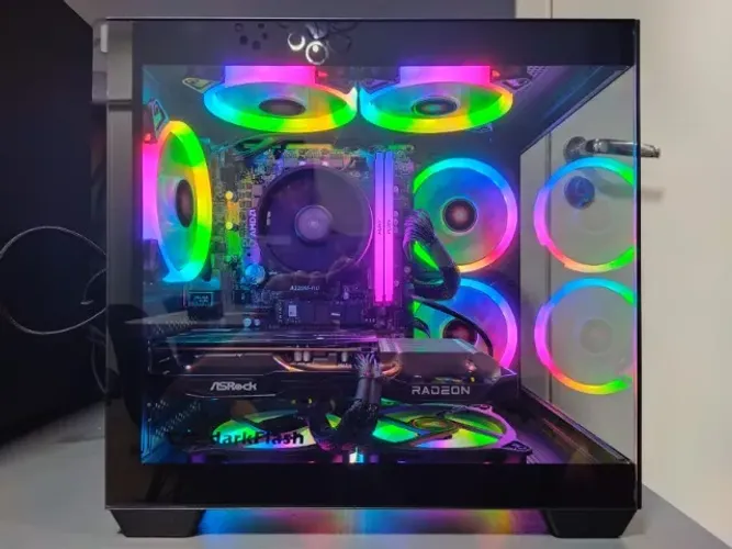 PC gamer RX6600 de 8gb, 16gb ddr4 3200, Ryzen 5 3500x 6 nucleos, nvme 1tb, custo benefício