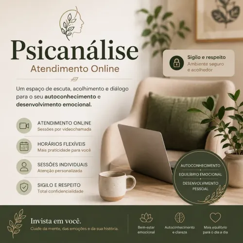 Psicanálise Online | Escuta Terapêutica e Desenvolvimento Emocional