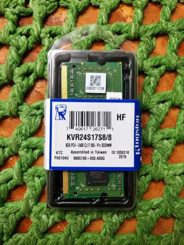 Memória RAM Kingston 8GB DDR4 2400MHz Notebook SODIMM KVR24S17S8/8 | Pente RAM | Memória 