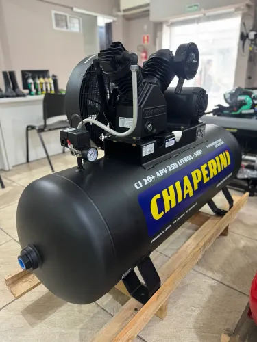 Compressor de Ar 250L Industrial 175 psi 20pes Motor 5CV Chiaperini 