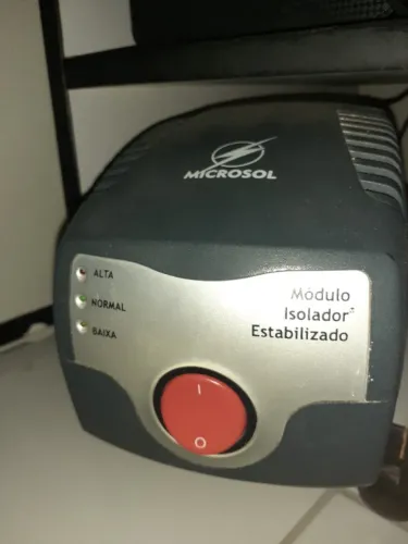 Estabilizador Microsol 440 VA - Usado. módulo isolador estabilizado 