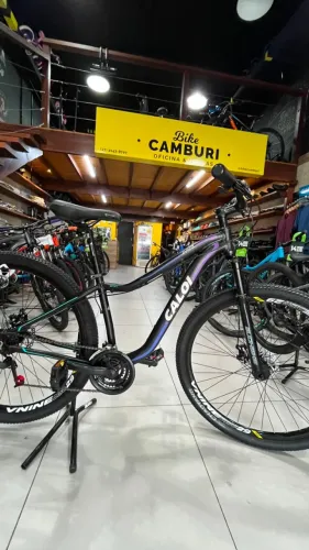 BICICLETA ARO 29 NOVA 21 VELOCIDADES FREIO A DISCO QUADRO DE ALUMINIO TAMANHO 15