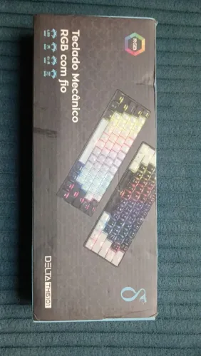 Teclado mecânico rgb com fio