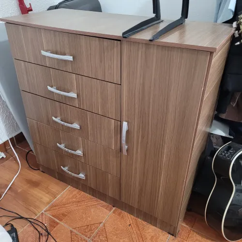 Rack Grande com 4 Gavetas e 1 Porta - Excelente Estado
