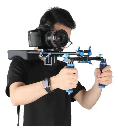 Kit Small Rig (cage, 2 side e top handle) + Estabilizador de Ombro Yelangu