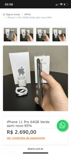 iPhone 11 Pro verde escuro