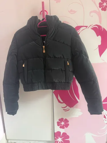 Japona/jaqueta puffer preta