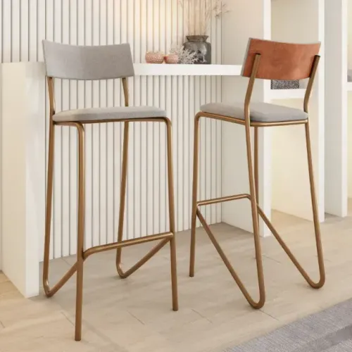 2 BANQUETAS NOVAS PARA ÁREA GOURMET