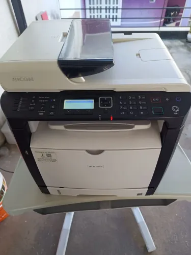 Vendo Impressora Multifuncional Ricoh Laser SP377SFNWx, funcionando está sem toner. Leia.