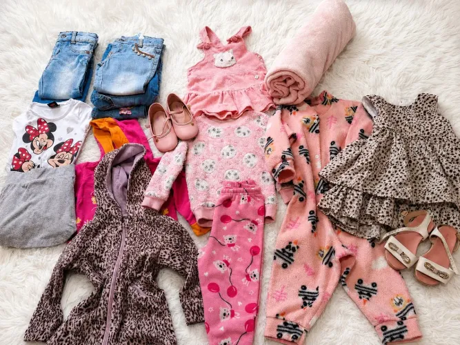 Lote inverno menina tamanho 1/2 anos.