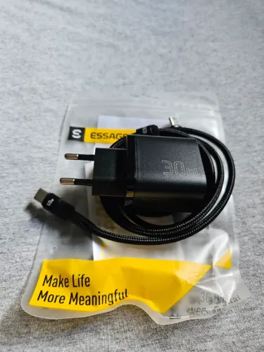 Kit Carregador 30W + Cabo Tipo C 60W 1 Metro Original Essager Produto Novo em Estoque