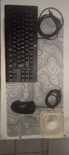 Kit Red Dragon com caixa mause e teclado mecânico com ventilador de PC 