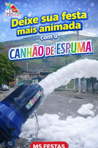 Canhão de espuma para locação 