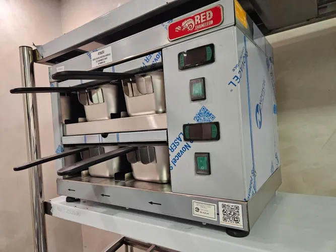 conservador de hamburguers inox 4 cubas novo - a pronta entrega