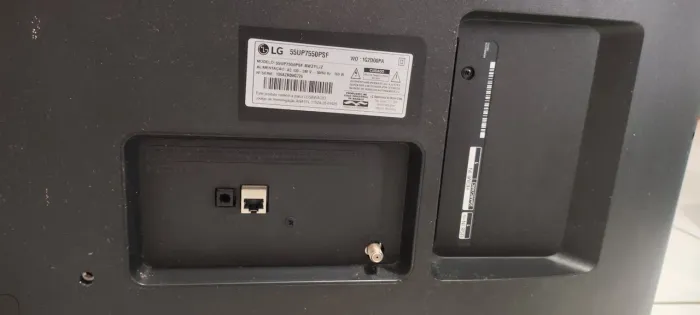 Smart tv 55 com tela quebrada