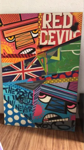Quadro Tela Toys Daniel - arte grafite