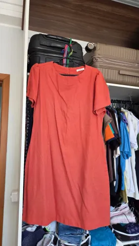 Vestido terra cota
