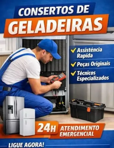 CONSERTO DE GELADEIRA , FREEZER 24HR