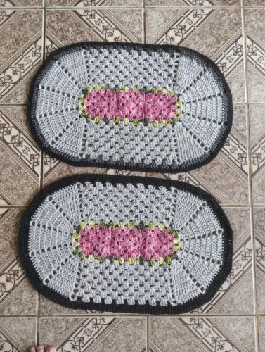 Tapete em crochê