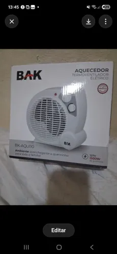 Vendo aquecedor novo na caixa 