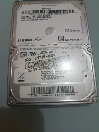 HD INTERNO NOTEBOOK 1000 GB