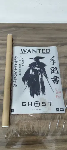 Poster do jogo Ghost of yotei entregue na BGS 2025