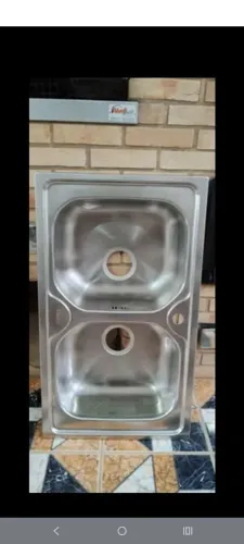 Cuba dupla inox Franke