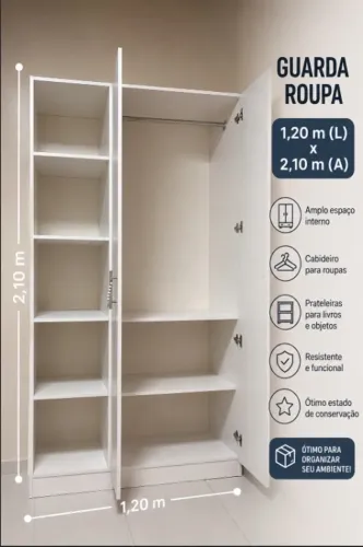 Guarda roupa de Solteiro