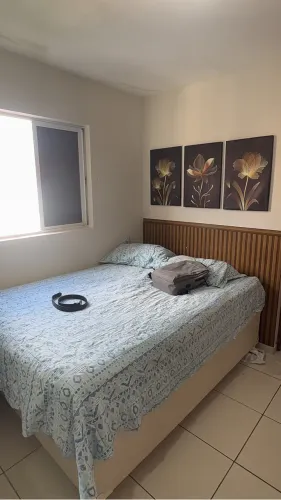 Cama de casal (base baú + colchão)  3 meses de uso 