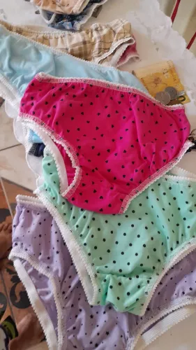 Calcinha infantil kit com 9