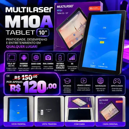 Tablet M10A Multilaser