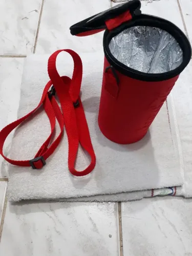 porta squize vermelho