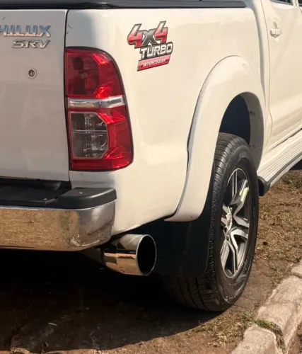Escapamento 4 polegadas Hilux 3.0