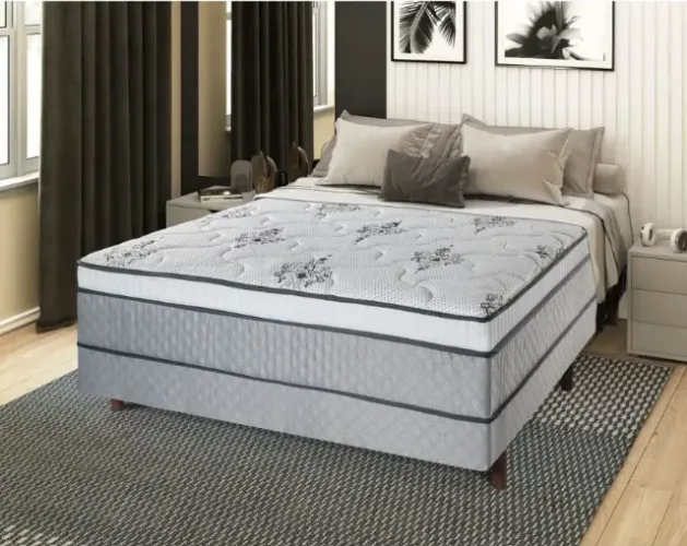 Cama conjugada casal 10 cm de altura espuma