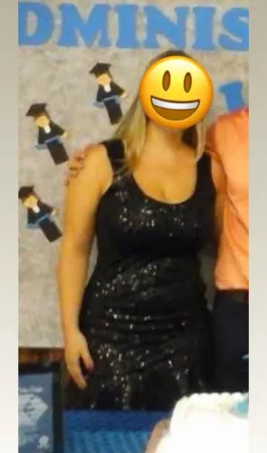 Vestido lindo de paetê