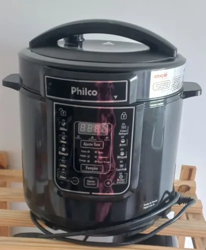 Panela de Pressão Elétrica Digital Philco Inox 6 Litros - Para Conserto