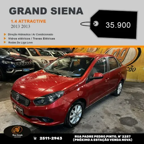 Fiat Grand Siena Attrac. 1.4 EVO F.flex 8V 2013