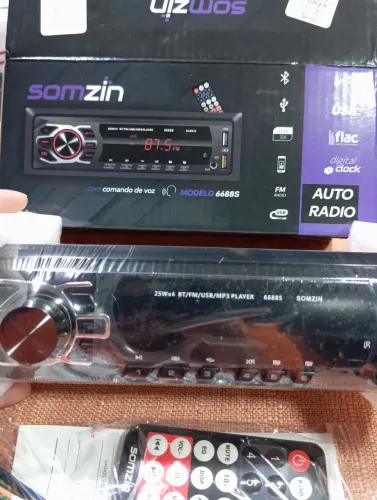 Som de carro com bluetooth, fazemos entregas 